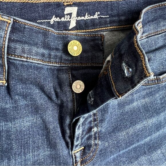 7 For All Mankind Blue Denim Jeans Size 24 - Picture 7 of 9